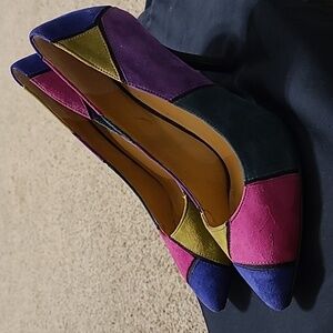 Nine west suede heels